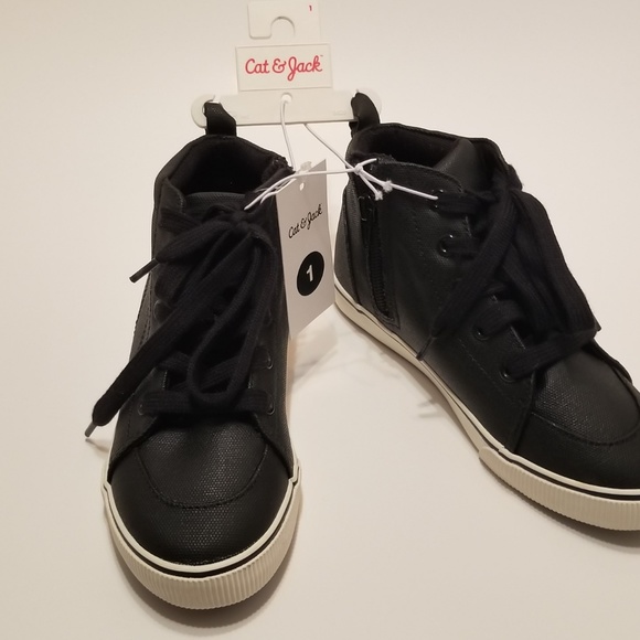 Cat & Jack Hi-Top Sneakers with Zipper - Picture 5 of 5